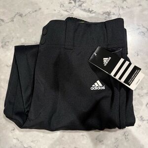 NWT Adidas Boys Black Baseball Pants XL Traditional Cut
